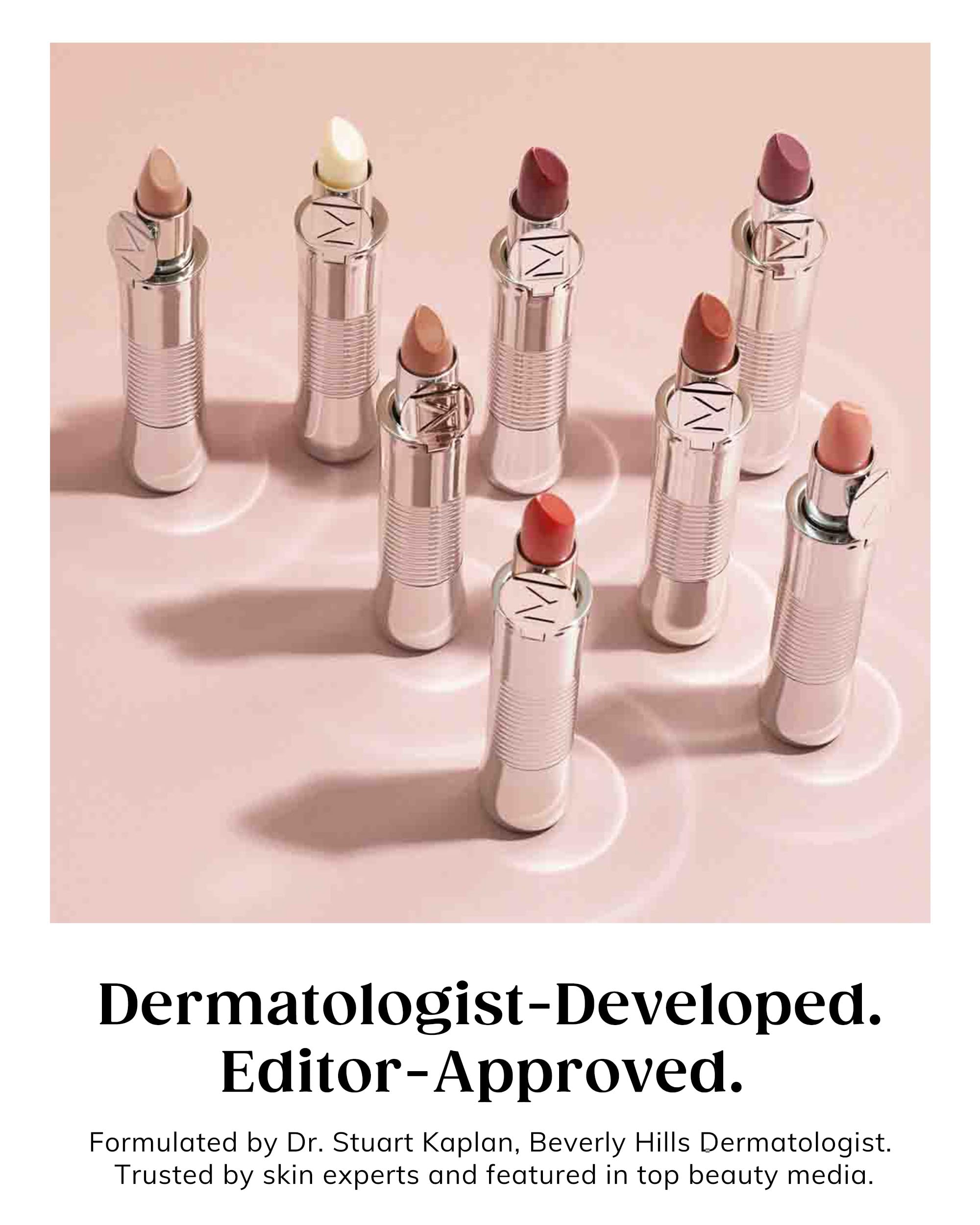 KAPLAN MD Perfect Pout eight shades named landmarks