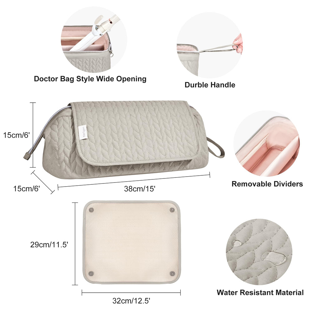 KarSyon Removable heat resistant mat with magnetic buttons for safe set down.