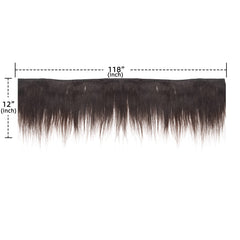 KARA HAIR FASHIONISTA Remy Yaky-Remy blue weave closeup with natural shine.