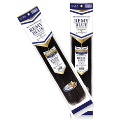 KARA HAIR FASHIONISTA Remy Yaky-Remy Blue weave two-pack packaging for convenience