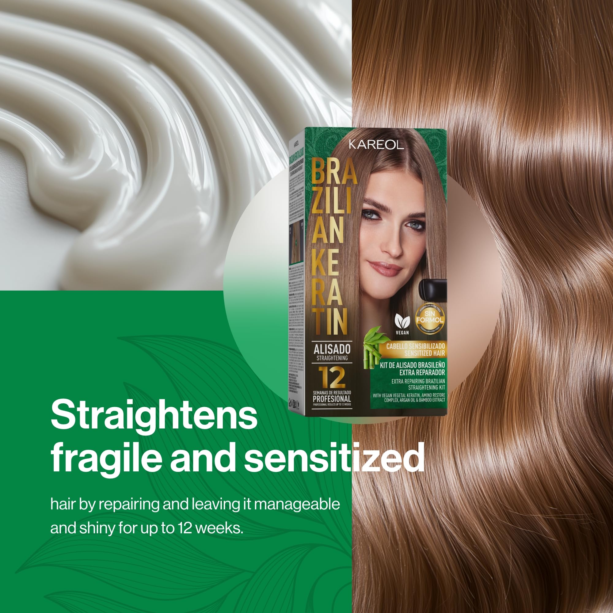 Kareol kit adds shine and manageability after treatment