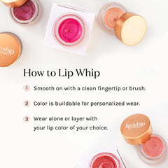 Kari Gran Lip Whip fingertip application demonstrates easy glide and hydration.