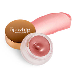 Kari Gran Lip Whip with glossy peppermint sheen for hydrated lips