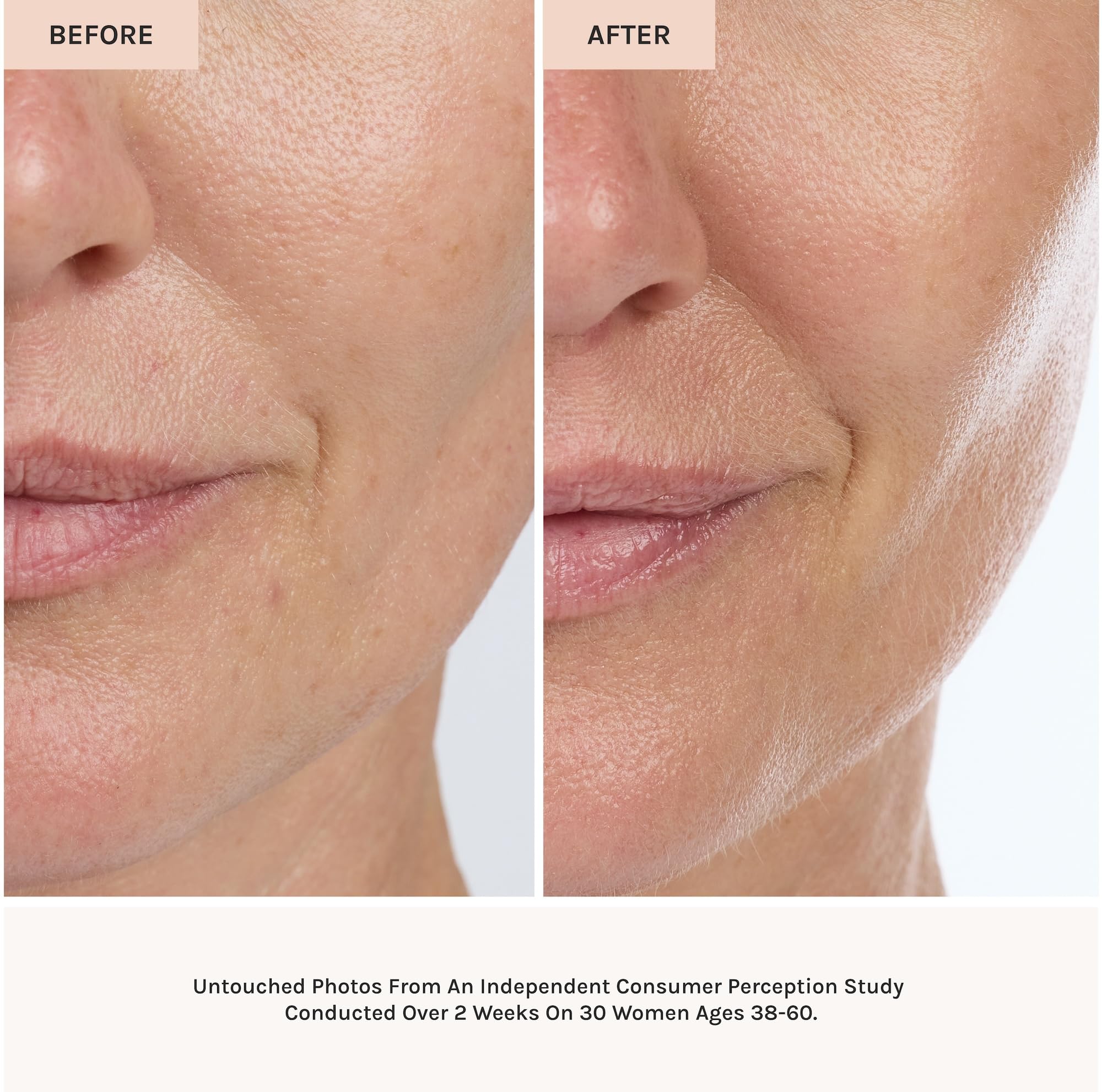 Hands applying Kari Gran Moisture Milk mist to face
