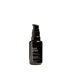 Kari Gran Natural Essential SPF 30 bottle with pump for easy, even application.