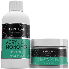 Karlash Acrylic Liquid 4 oz bottle, strong bond and shine.