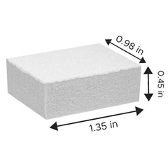 Karlash buffer block two-sided 80/100 grit for smoothing and prepping nails