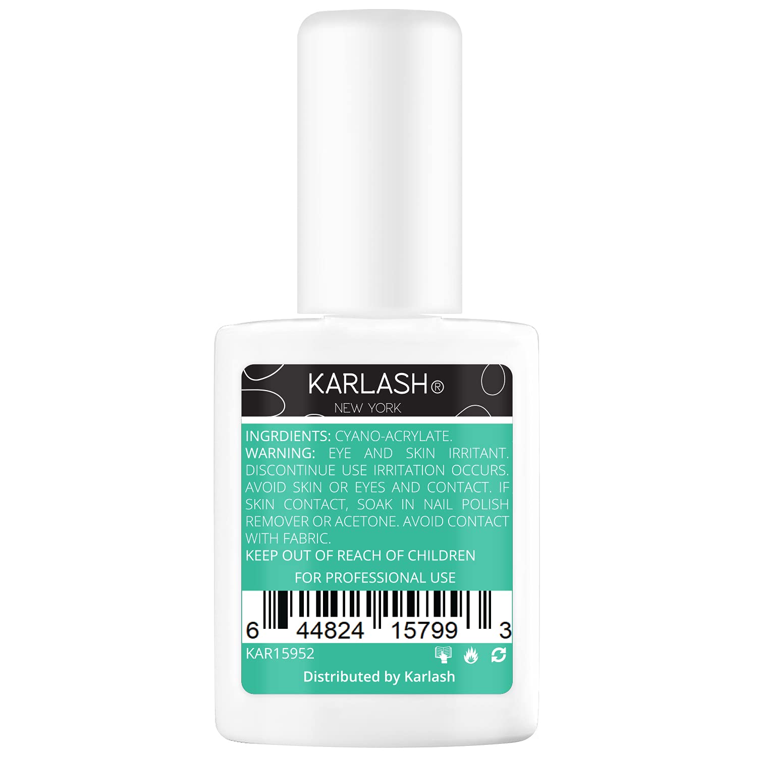 Karlash dip system brush-on glue bottle closeup showing smooth gel.