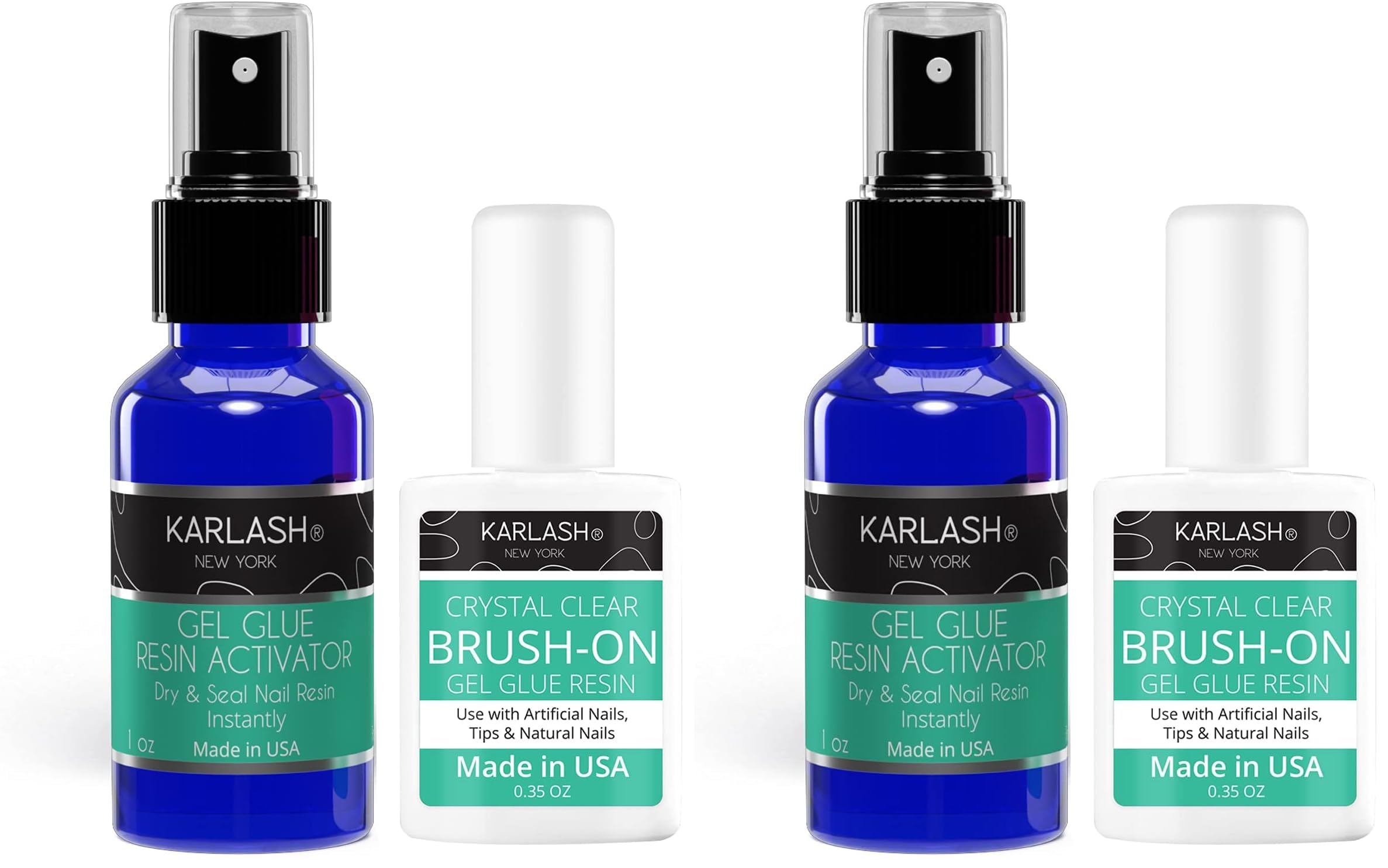 Karlash dip system brush-on glue gel in action for smooth dip application