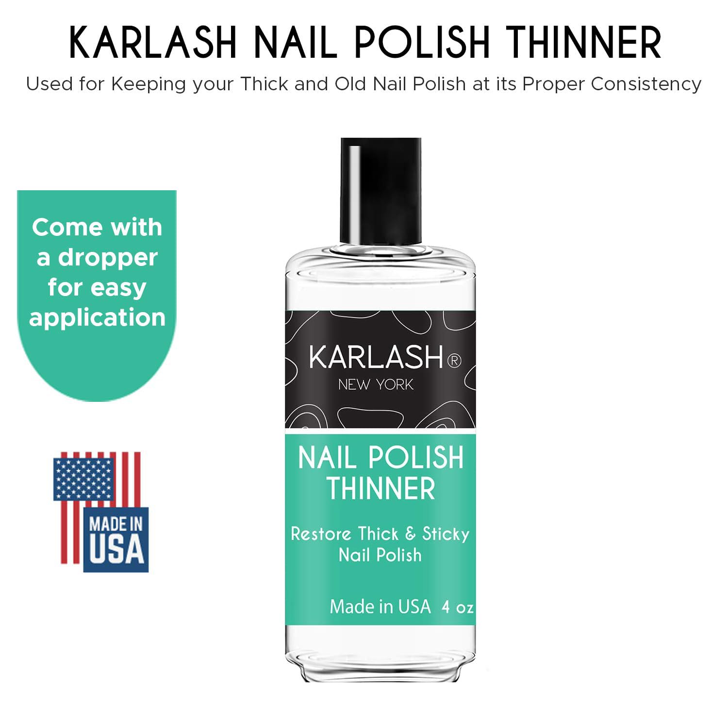 Karlash thinner bottle being mixed for consistent polish texture