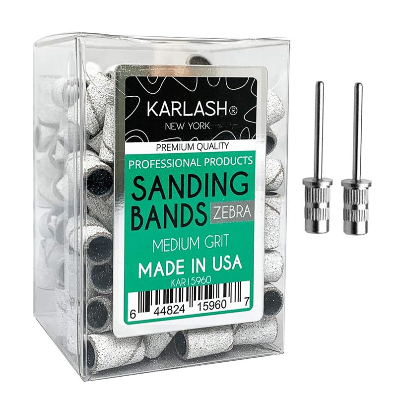 Karlash zebra medium grit sanding bands for precise shaping