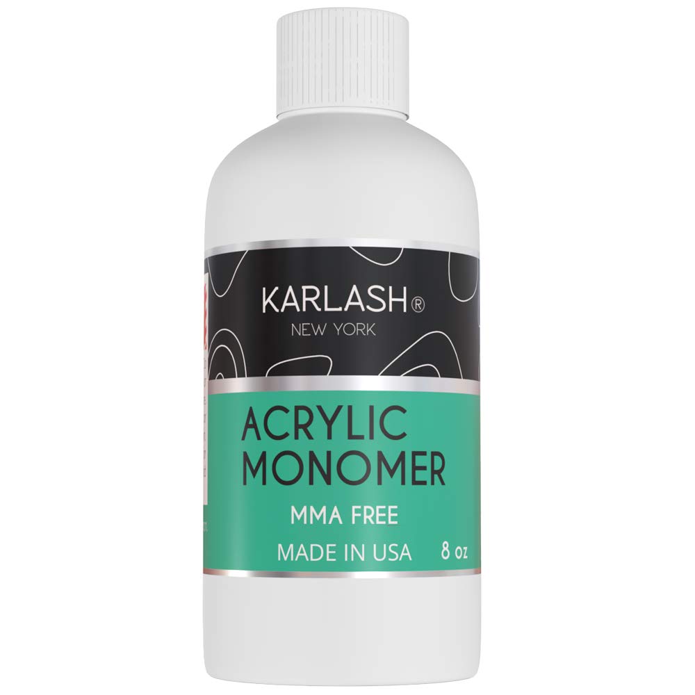 Karlash 8oz acrylic liquid bottle for strong adhesion and reliable bond.