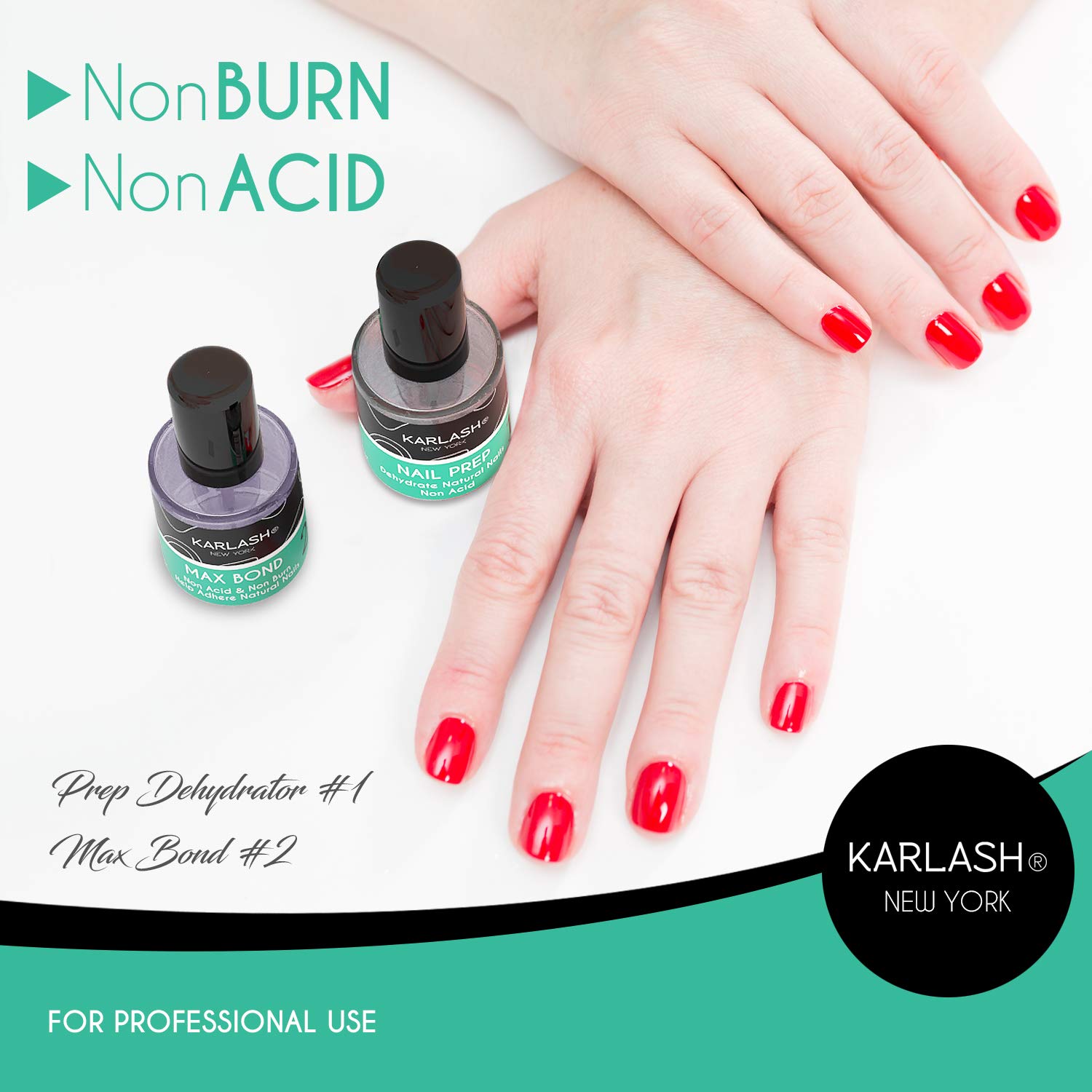 Karlash Professional Nail Prep Duo provides a reliable foundation for nails.
