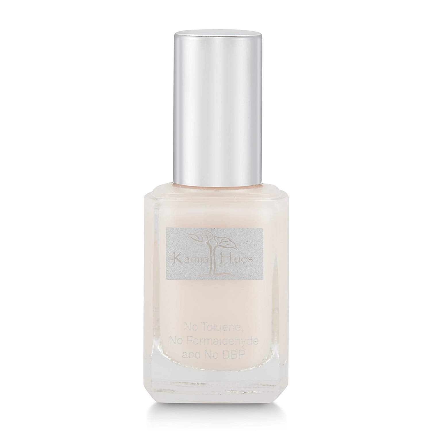 Karma Organic Heavenly Haze nail-paint-bottle shows non-toxic, fast-drying color.