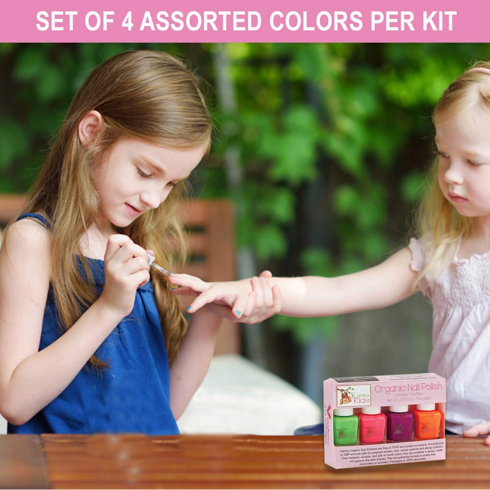 Karma Organic Kids Nail Polish Box No. 2 easy-to-use applicator for gentle application