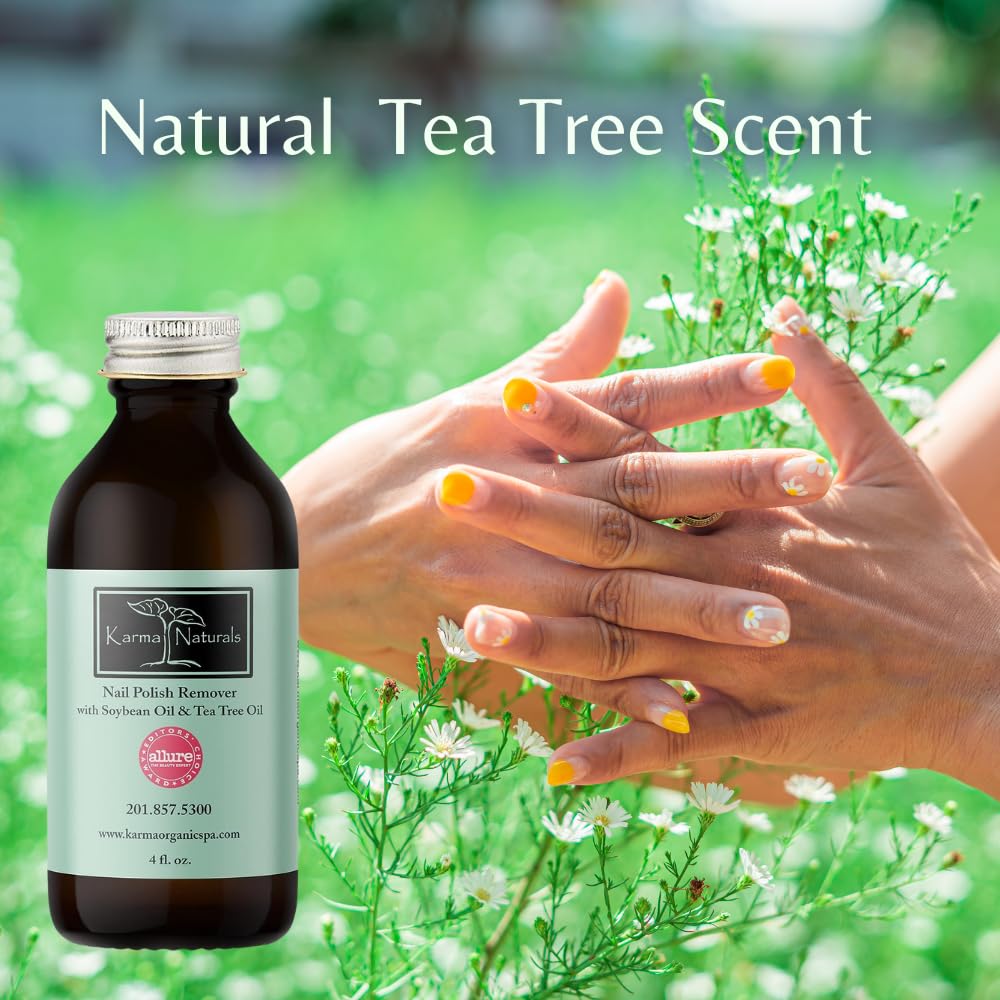 Karma Organic Nail Polish Remover 3-pack on display highlights acetone-free formula