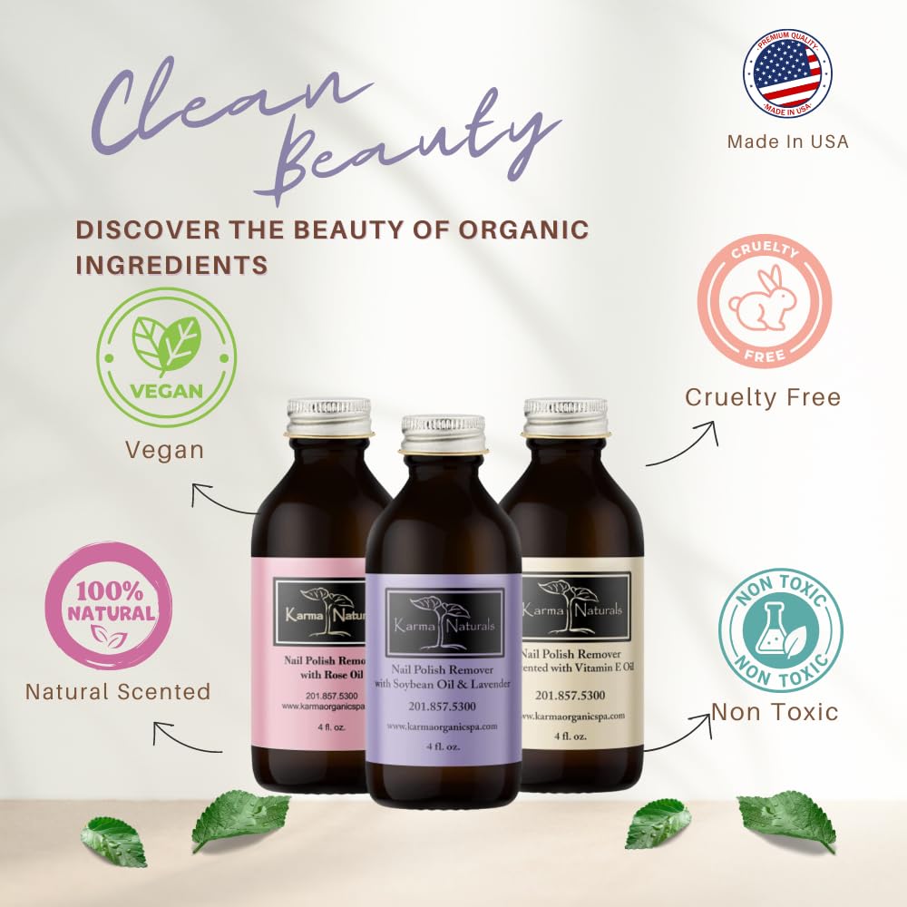 Karma Organic soybean oil ingredient highlights natural care for nails