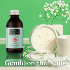 Tea tree oil infusion contributing refreshing aroma during removal