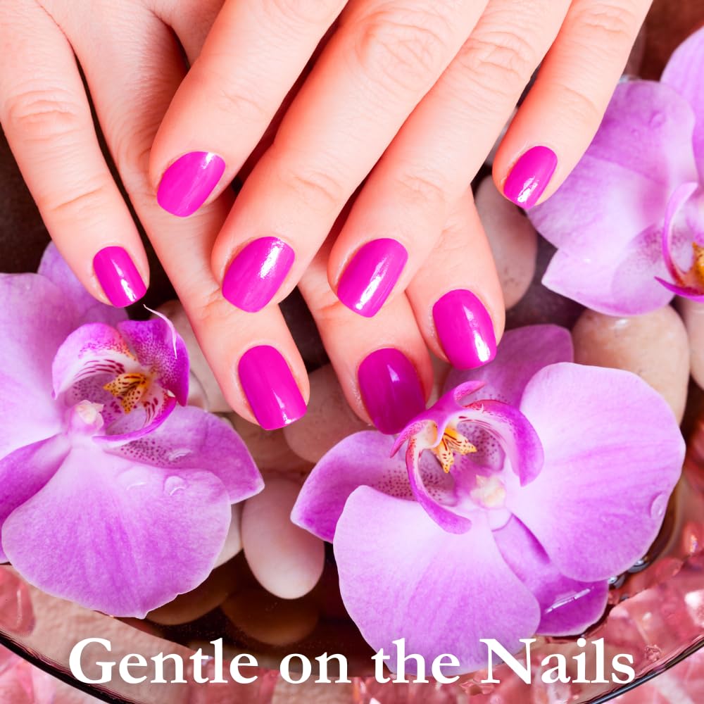 Karma Organic Nail Remover eco glass bottle supports sustainable packaging.