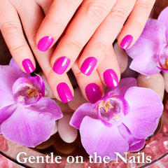 Karma Organic Nail Remover eco glass bottle supports sustainable packaging.