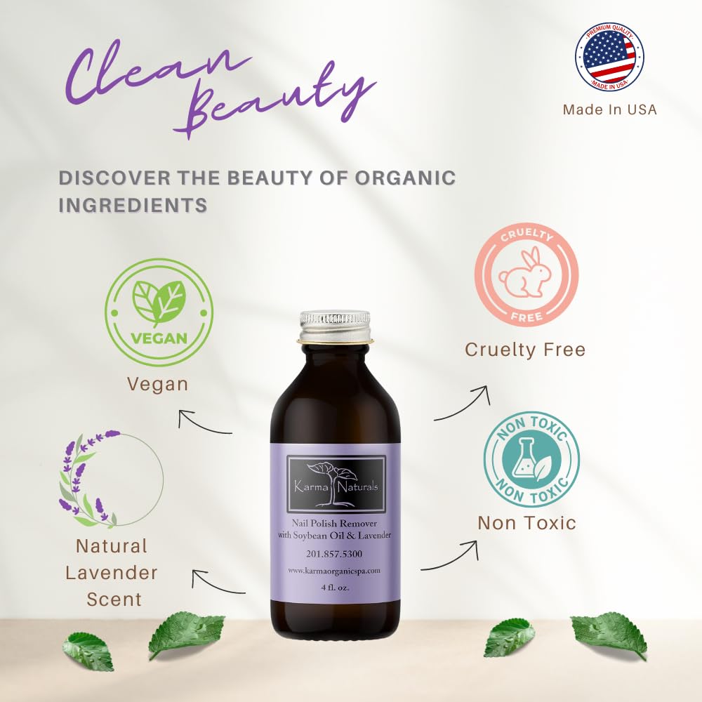Karma Organic Nail Remover soft cuticle care during removal.