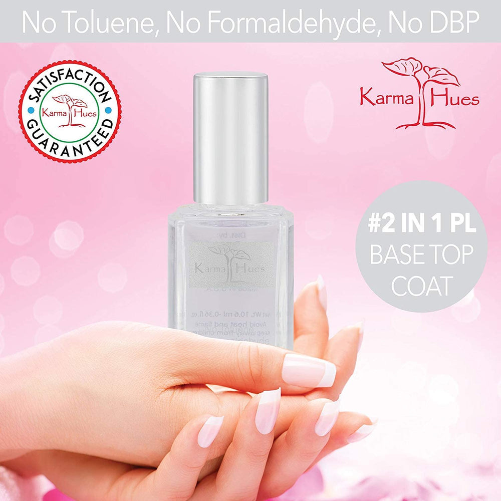 Karma Organic vegan cruelty-free symbol underscores ethical beauty choices.