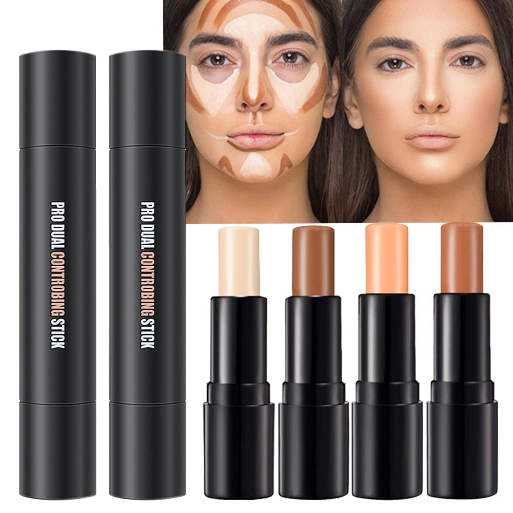 KARNAR 4-color cream contour stick pack for easy sculpting.