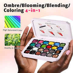 Karroy 100pcs soft nail sponges for precise color blending