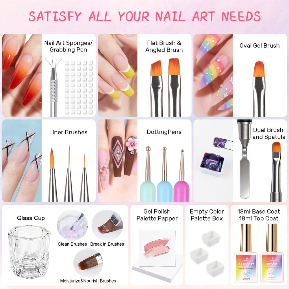 Karroy bloom patting nail art technique adds texture and depth