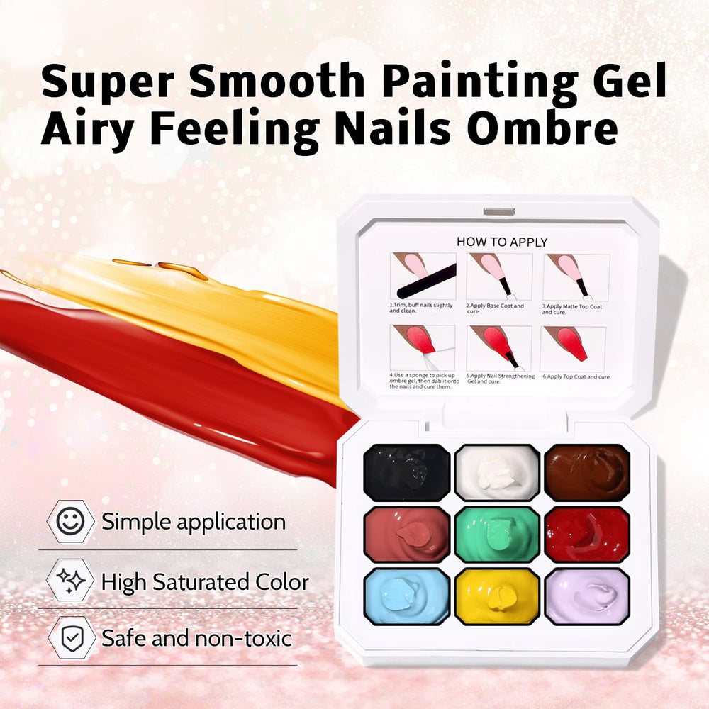 Karroy floral pattern nail paint gel helps you craft delicate nail designs.