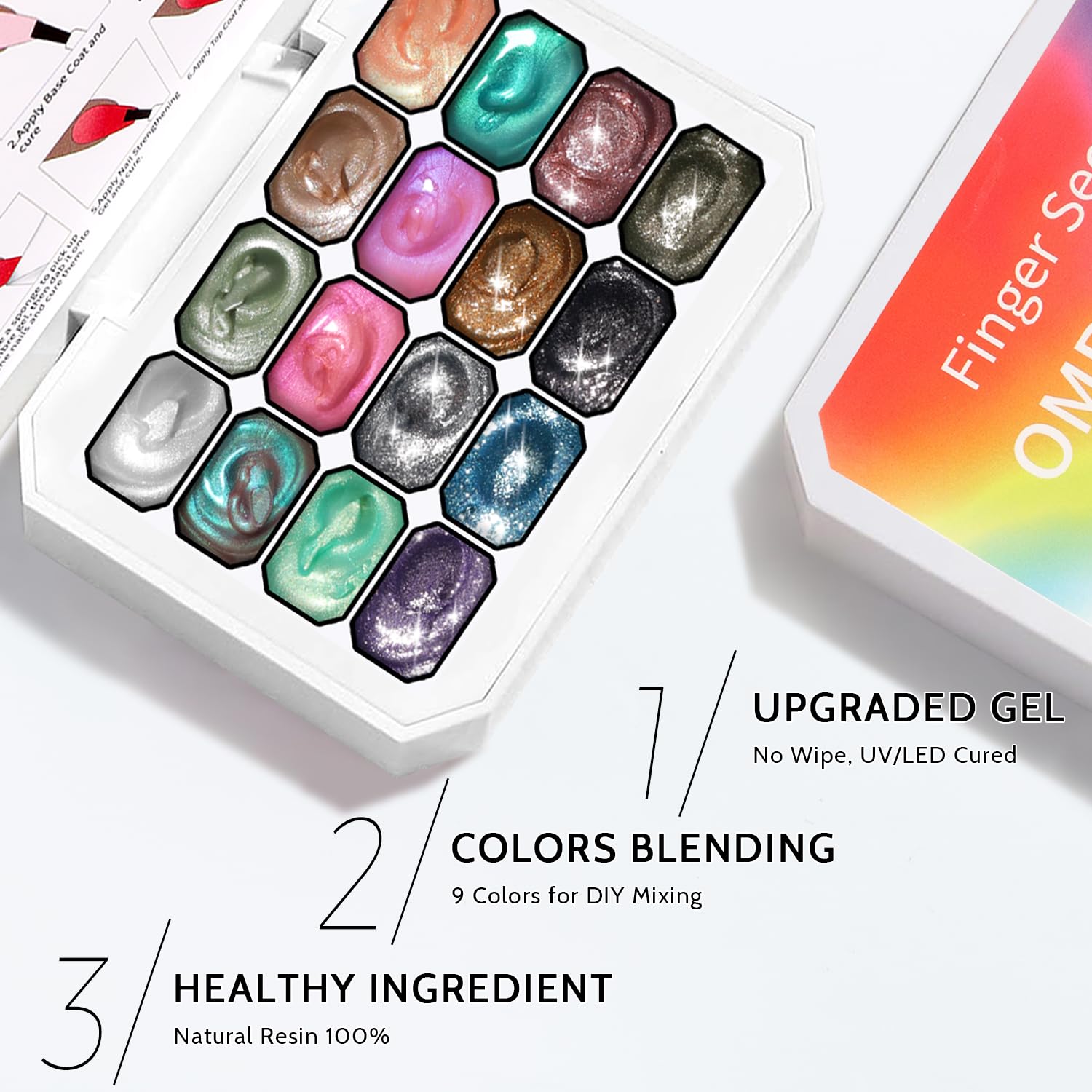 Karroy Highly Pigmented Gel Colors deliver vibrant, long-lasting coverage.