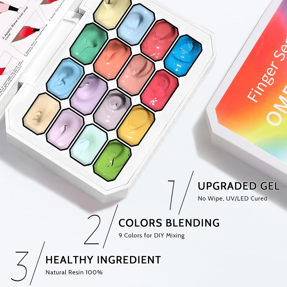 Karroy Nail Art Painting Gel enables brushes and dotting tool designs.