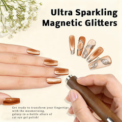Karroy gel polish on nails with a glossy, salon-like finish.