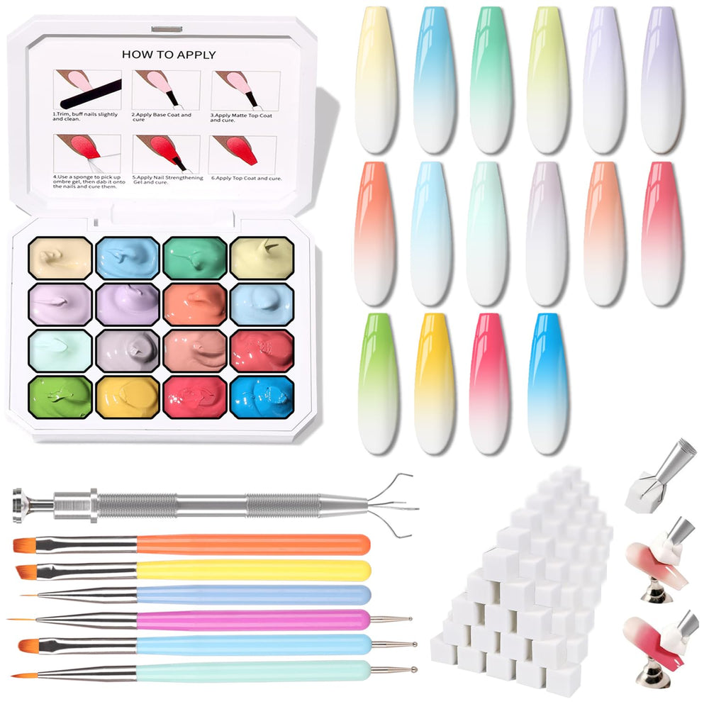 Karroy ombre palette swatches show rich gradients for smooth color planning.