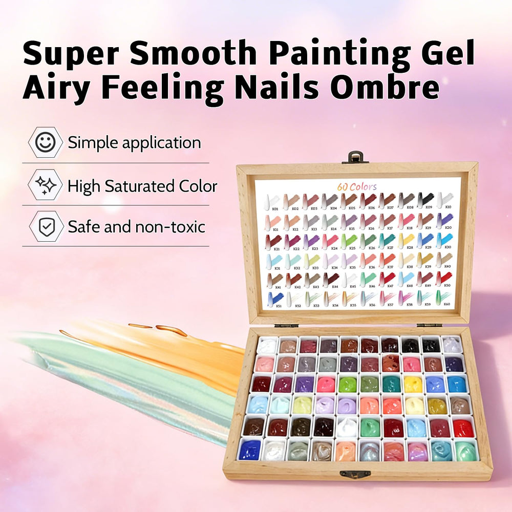 Karroy solid cream gel colors palette with 24 pigments for versatile coverage