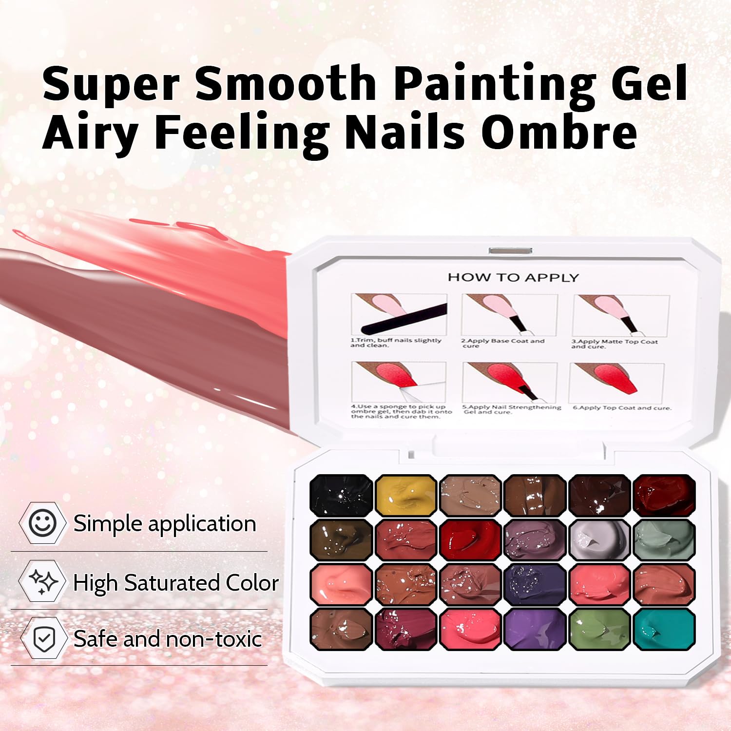 Karroy solid cream gel colors offer vibrant, controlled color application