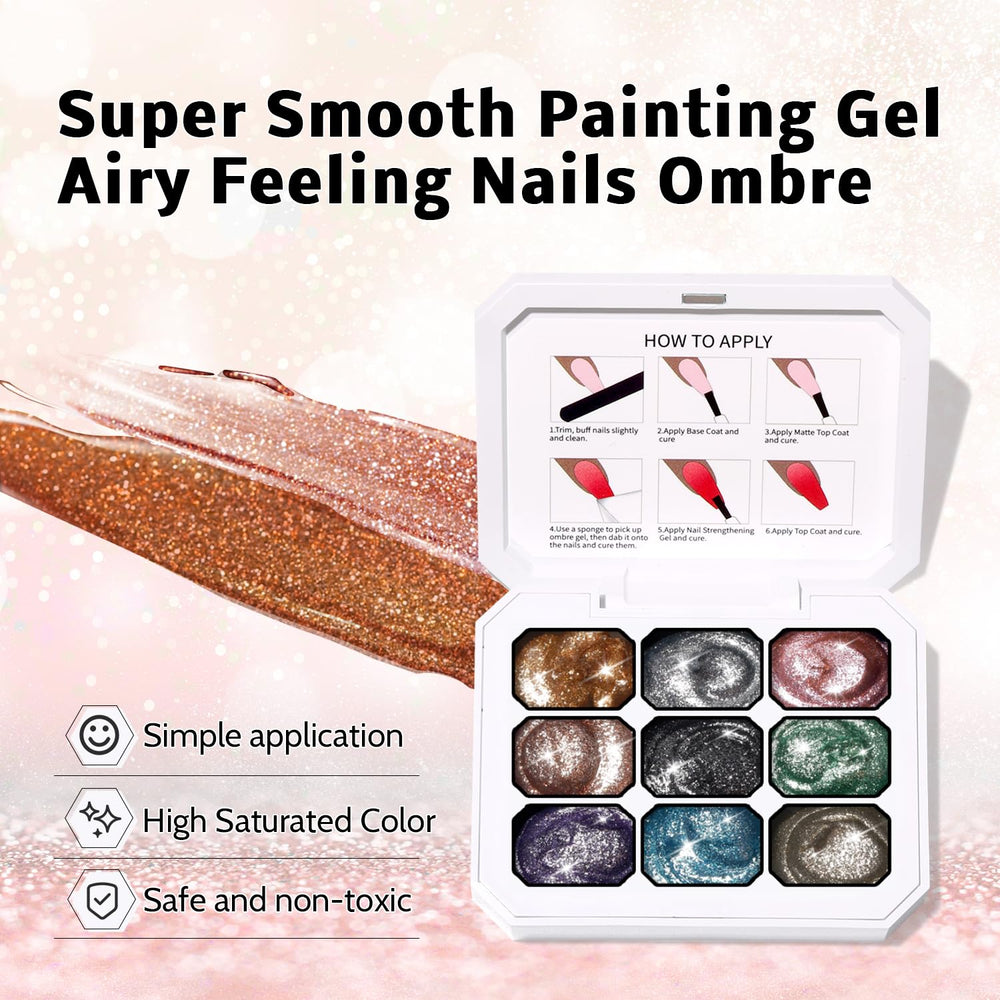 Karroy Sponge Pat Paint Nail Gel no-wipe formula for easy clean finish