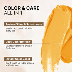 Karseell brown-tone refresh mask swatch showing subtle color lift