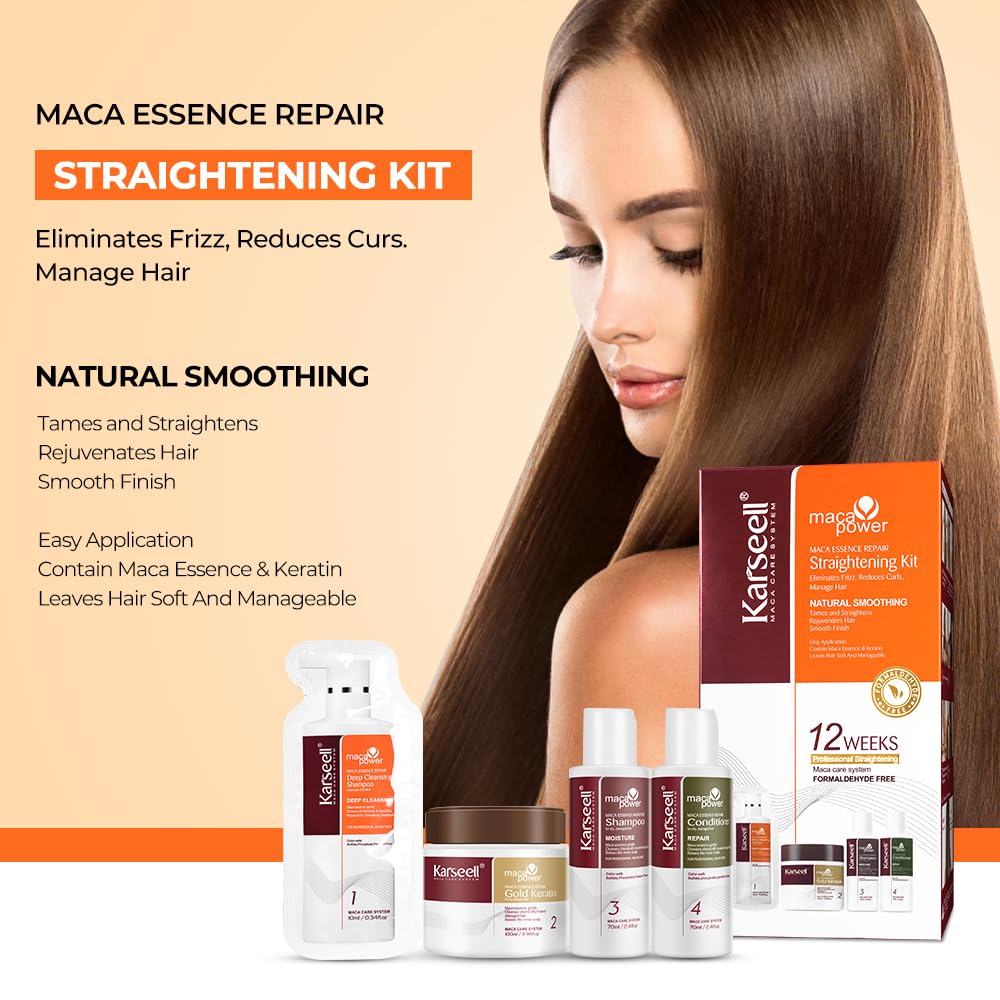 Karseell Gold Keratin 100ml provides sealing shine and strength.