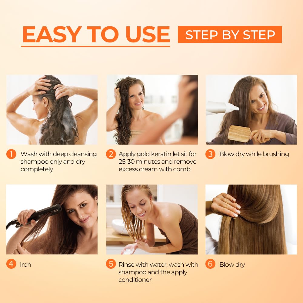 Karseell Straightening result highlights frizz control and smoothness.