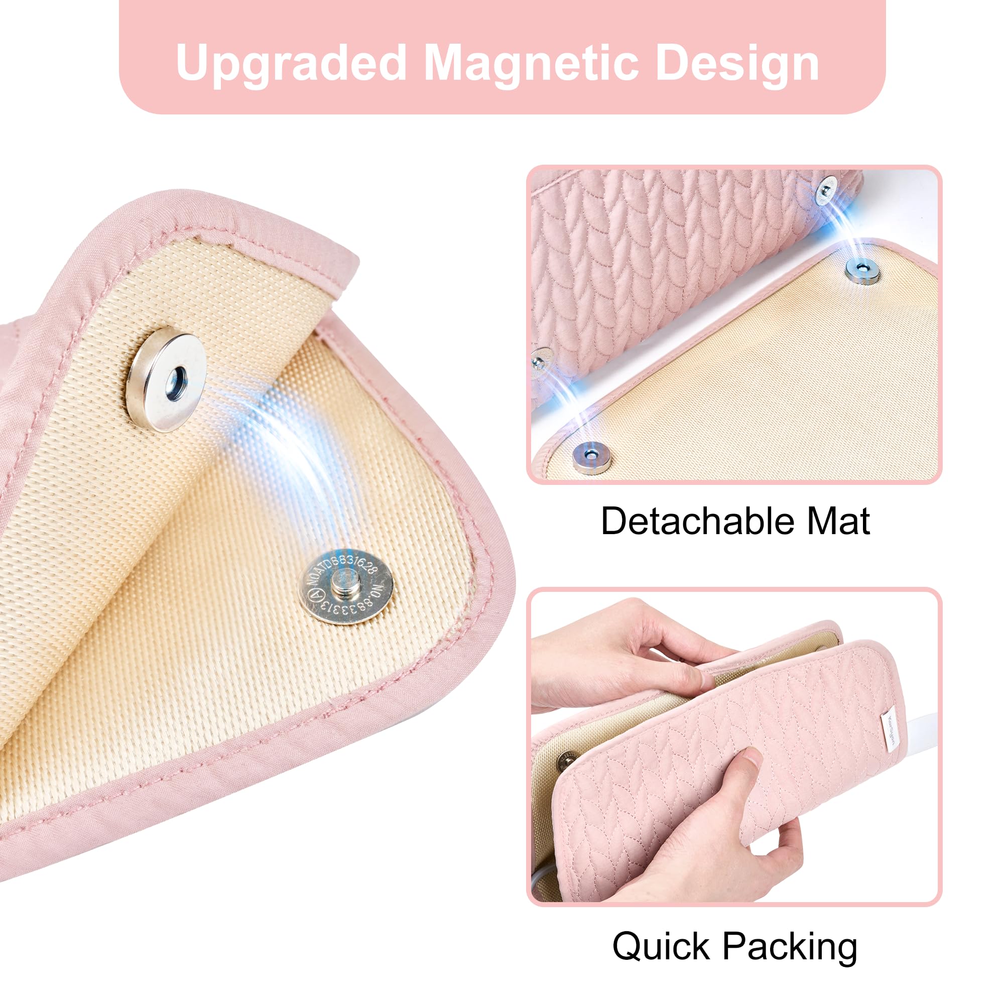 Karsyon doctor bag opening for quick access to styling tools