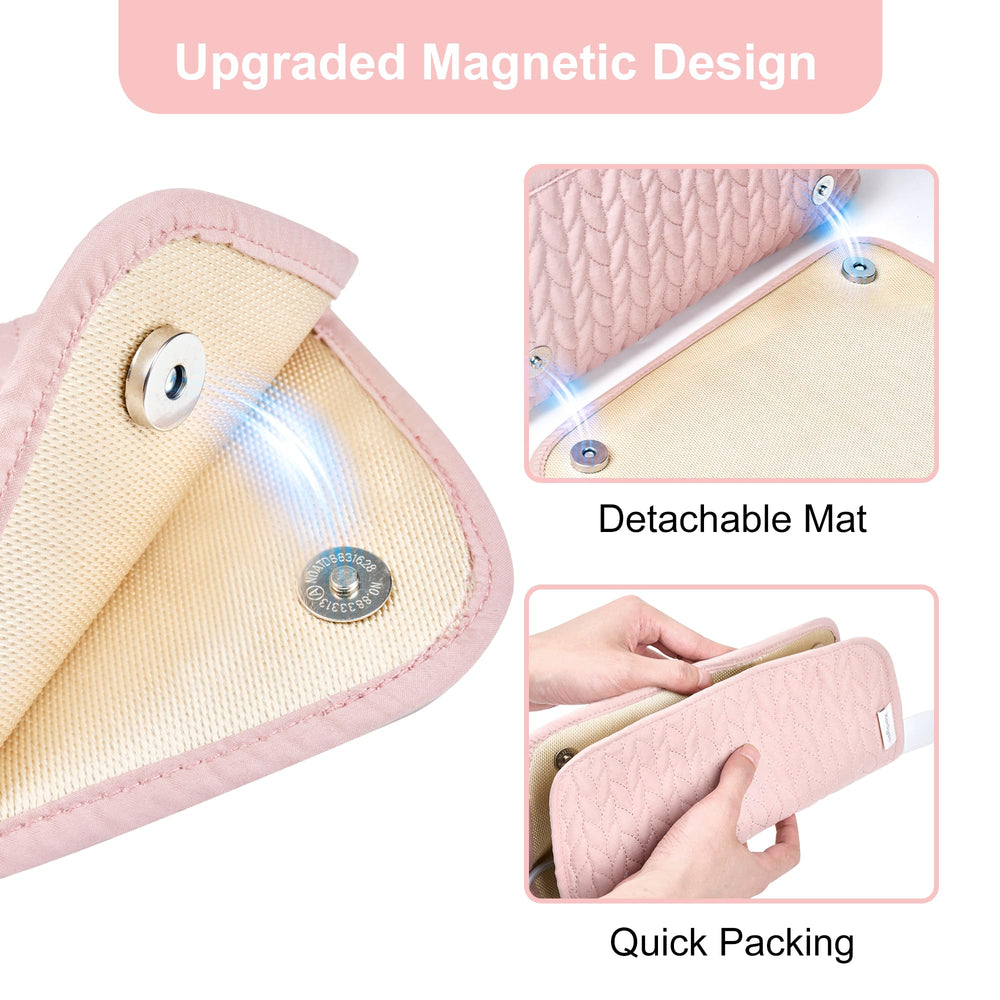 Karsyon doctor bag opening for quick access to styling tools