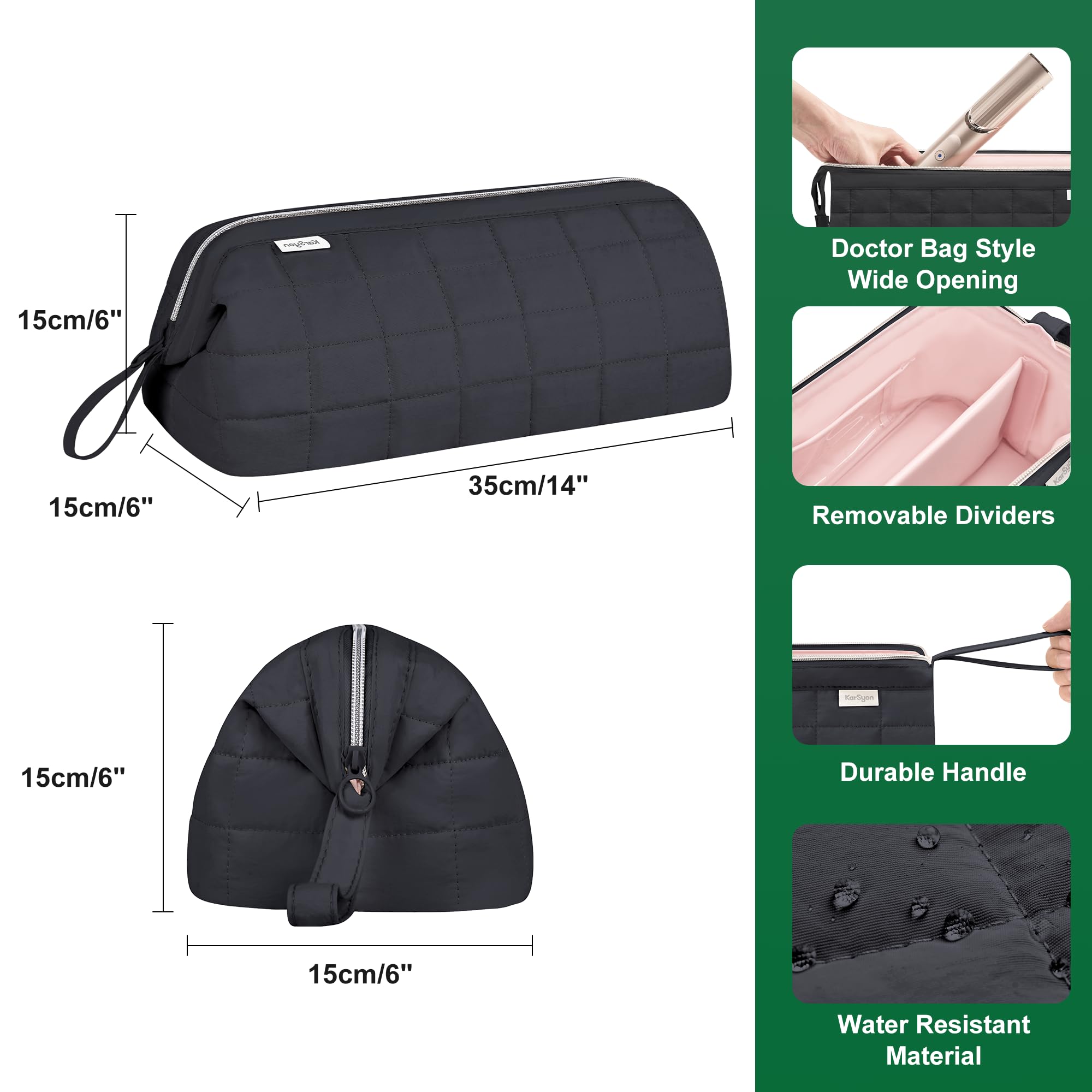 KarSyon bag material feels soft yet resilient for travel durability