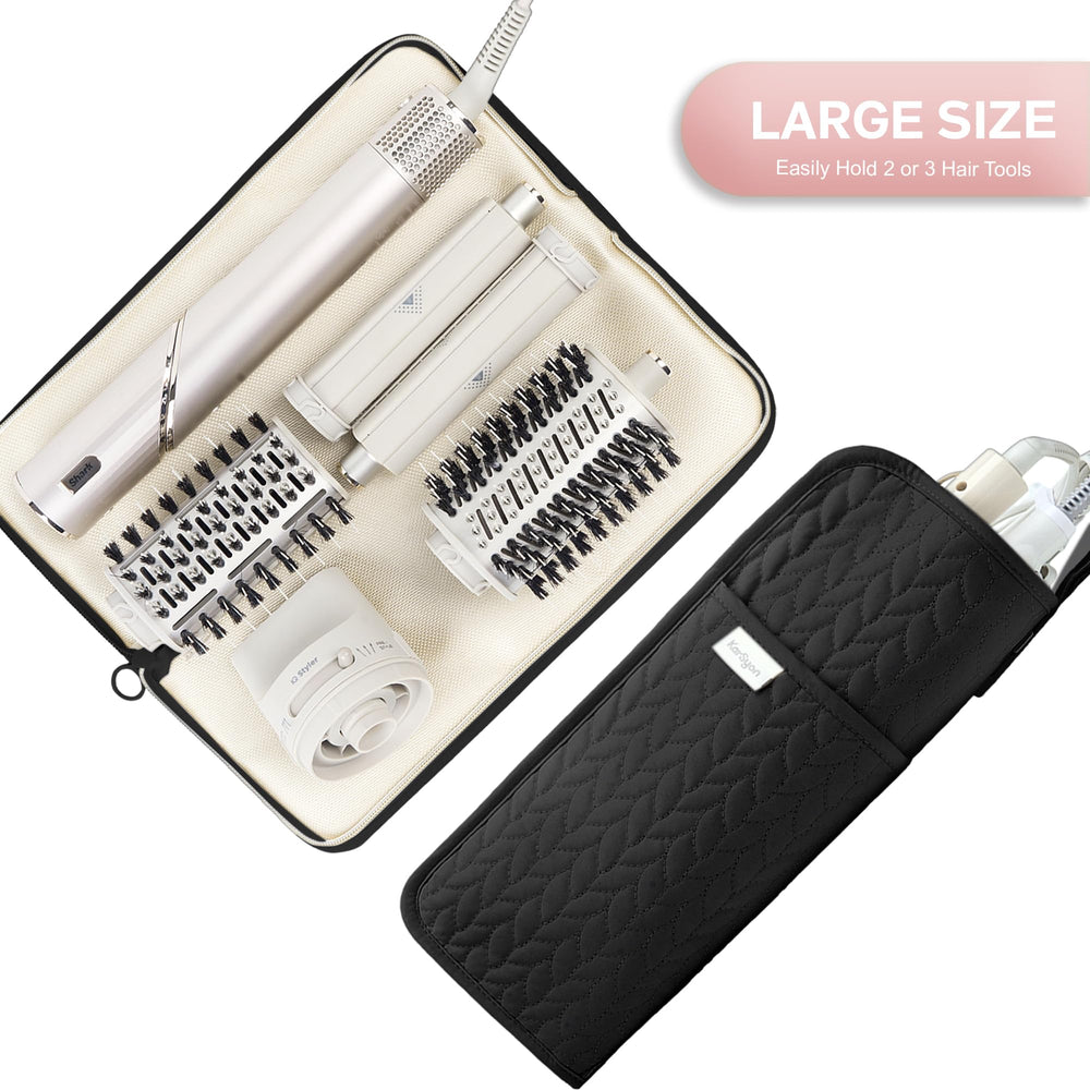 KarSyon hot tools organizer open compartment for quick access and tidy storage