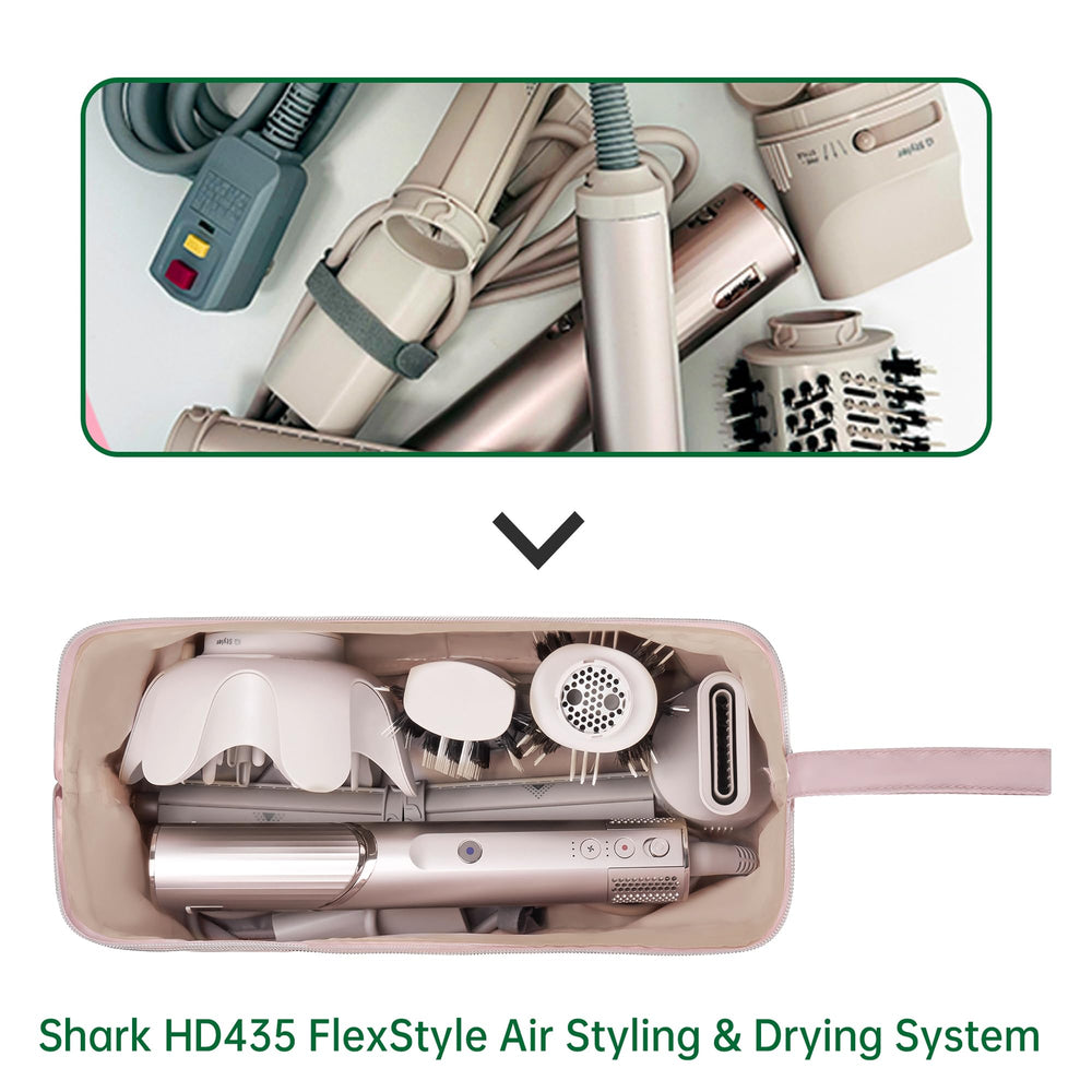 KarSyon Shark Flex Style Case two clear pockets for organization.