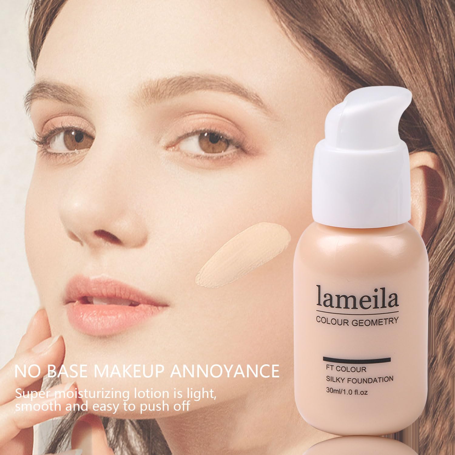KARUIZI foundation provides a smooth base for natural-looking coverage.
