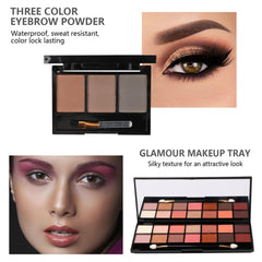 KARUIZI lip palette and gloss for defined lips and shine.