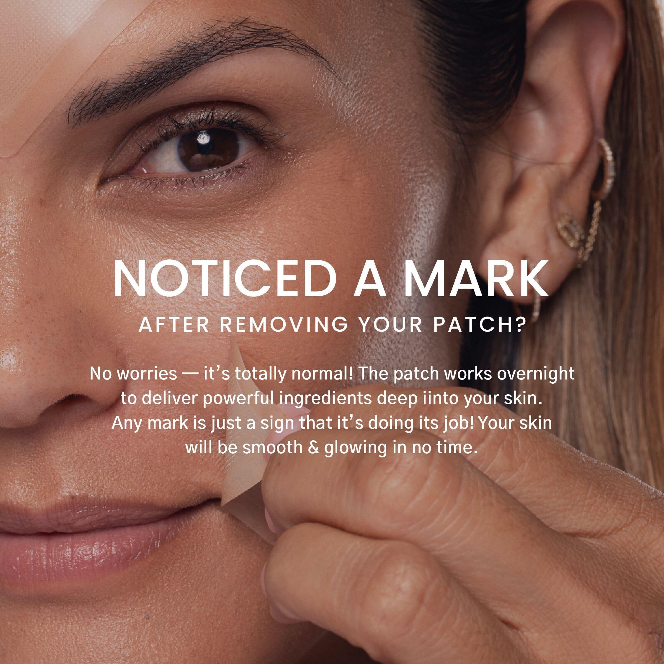Karuna Age Rewind patch smoothing skin across small and large areas