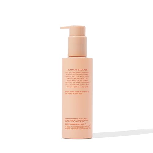 Karuna Balancing Facial Gel Cleanser gel texture close-up.