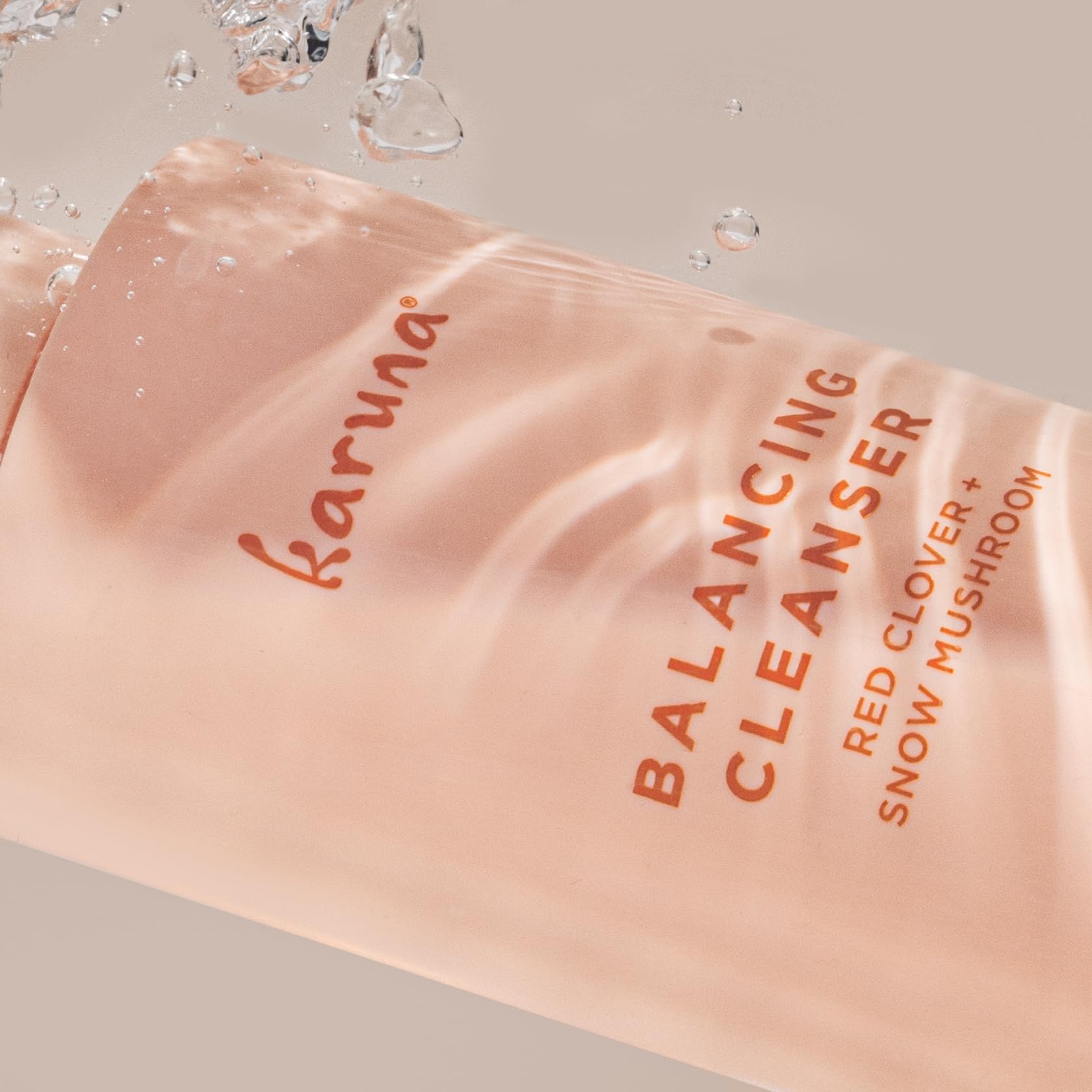 Karuna Balancing Facial Gel Cleanser microbiome balance emphasis.
